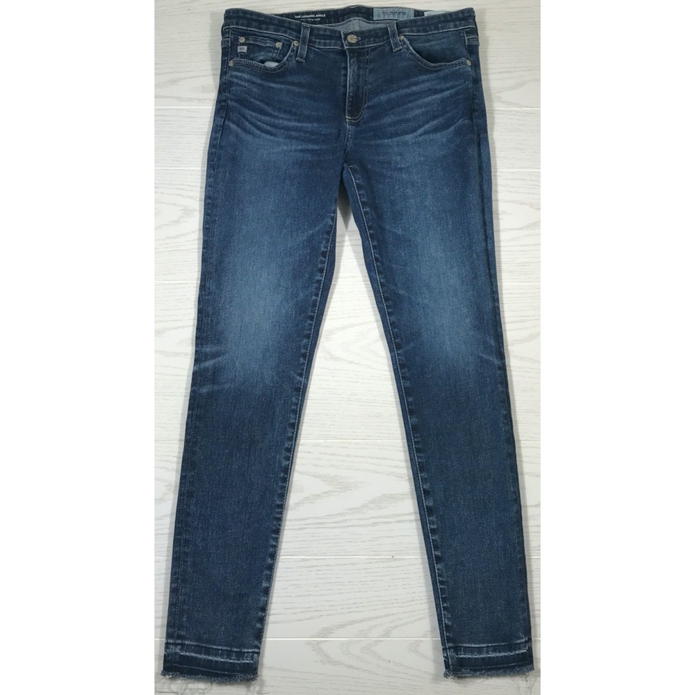 AG Adriano Goldschmied The Legging Ankle Super Skinny Women's 30R Blue Denim